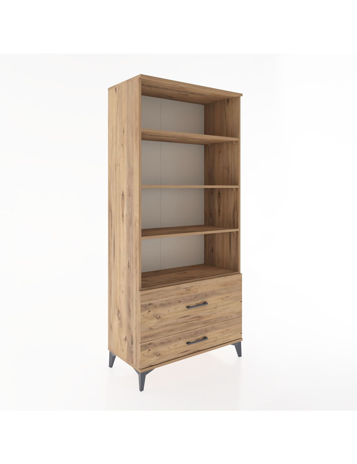 Hyperion Dolap 4 Raflı 2 Çekmeceli 88x44x195 - S60M048V9B