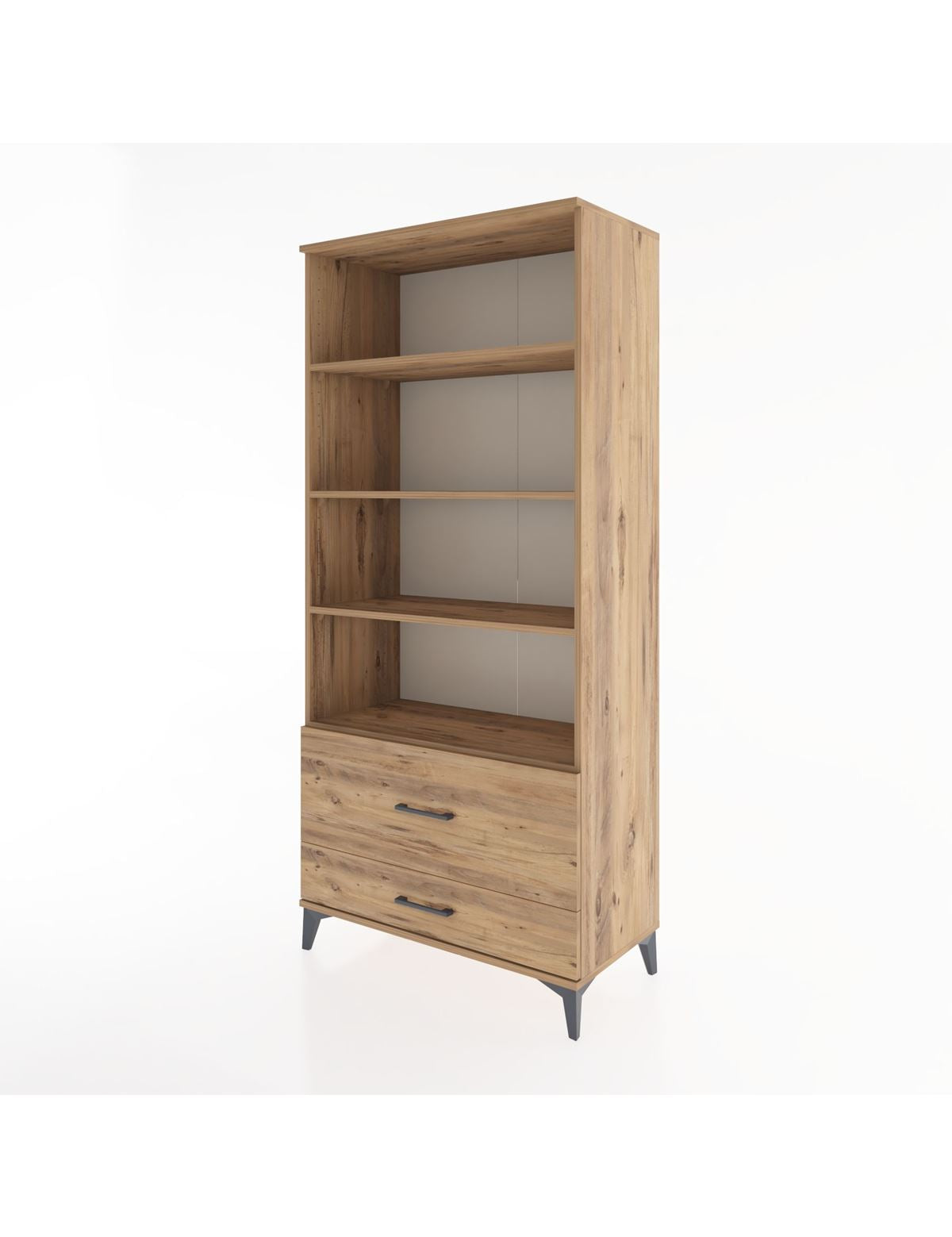 Hyperion Dolap 4 Raflı 2 Çekmeceli 88x44x195 - S60M048V9B
