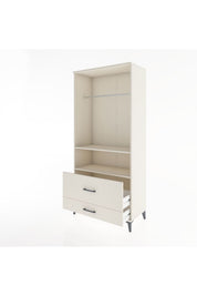 Hyperion Dolap 2 Raflı 2 Çekmeceli Tek Askılı 88x44x195 - S60M049V1B