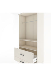 Hyperion Dolap 2 Raflı 2 Çekmeceli Tek Askılı 88x44x195 - S60M049V1B