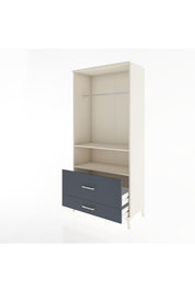 Hyperion Dolap 2 Raflı 2 Çekmeceli Tek Askılı 88x44x195 - S60M049V2B