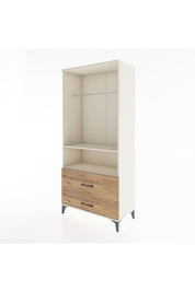 Hyperion Dolap 2 Raflı 2 Çekmeceli Tek Askılı 88x44x195 - S60M049V3B