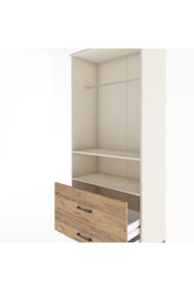 Hyperion Dolap 2 Raflı 2 Çekmeceli Tek Askılı 88x44x195 - S60M049V3B