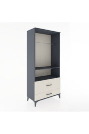 Hyperion Dolap 2 Raflı 2 Çekmeceli Tek Askılı 88x44x195 - S60M049V4B
