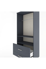 Hyperion Dolap 2 Raflı 2 Çekmeceli Tek Askılı 88x44x195 - S60M049V5B