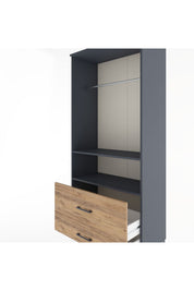 Hyperion Dolap 2 Raflı 2 Çekmeceli Tek Askılı 88x44x195 - S60M049V6B