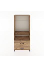 Hyperion Dolap 2 Raflı 2 Çekmeceli Tek Askılı 88x44x195 - S60M049V9B