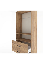 Hyperion Dolap 2 Raflı 2 Çekmeceli Tek Askılı 88x44x195 - S60M049V9B