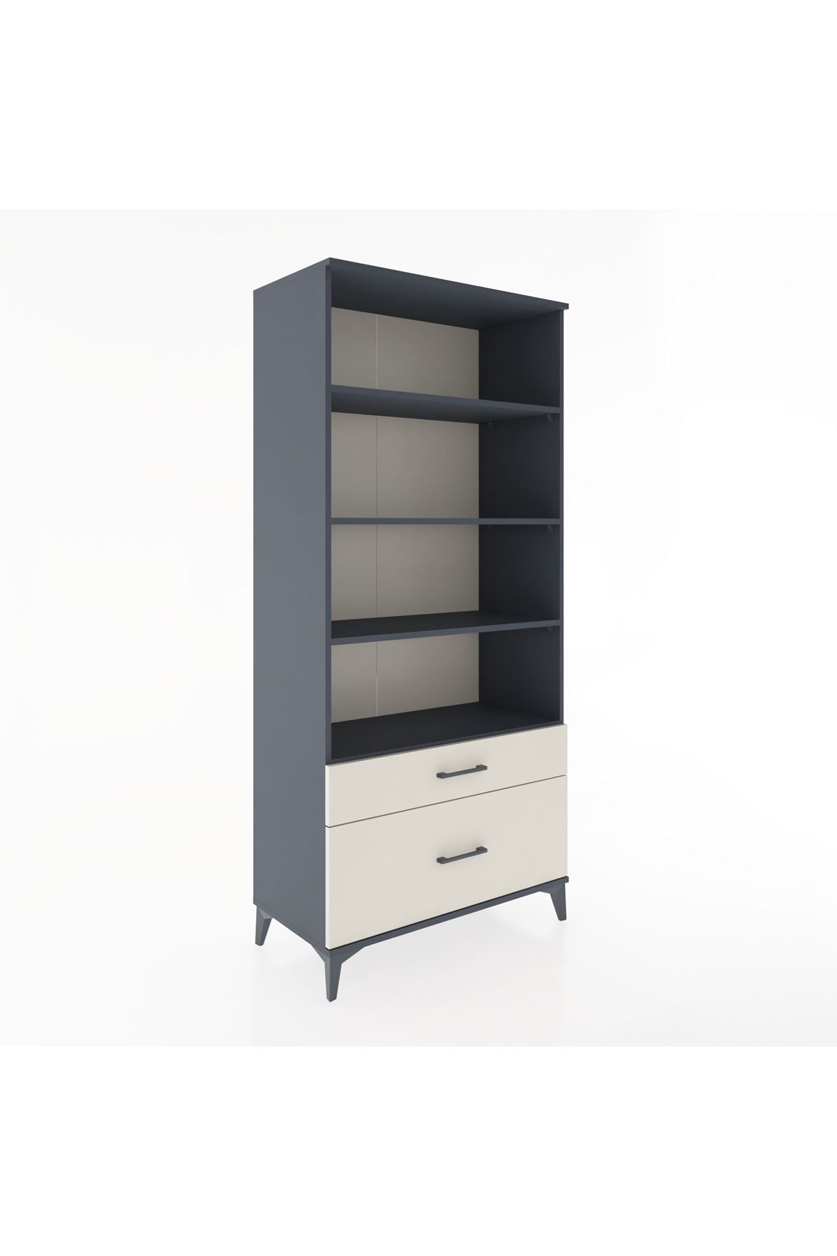 Hyperion Dolap 4 Raflı 2 Çekmeceli 88x44x195 - S60M050V4B