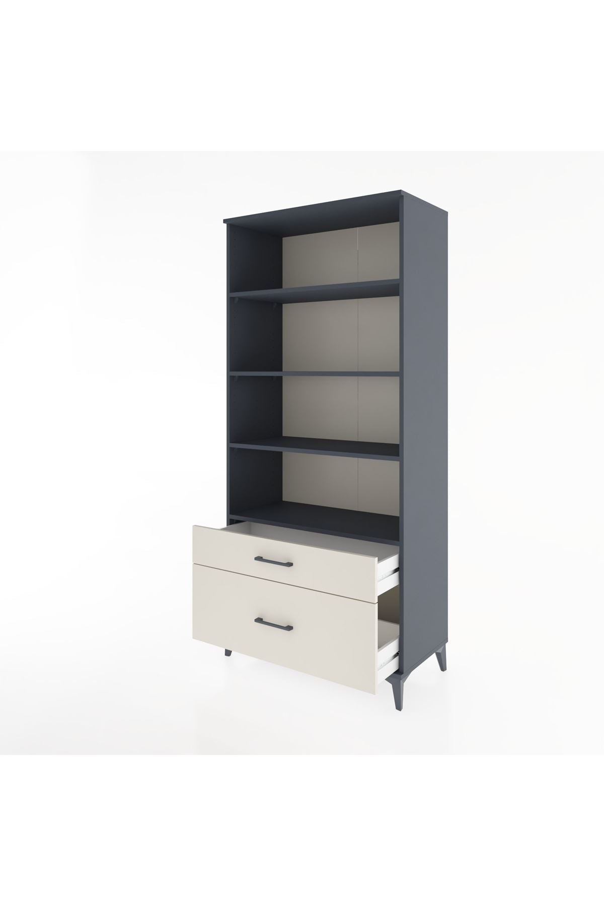 Hyperion Dolap 4 Raflı 2 Çekmeceli 88x44x195 - S60M050V4B