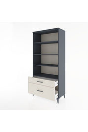 Hyperion Dolap 4 Raflı 2 Çekmeceli 88x44x195 - S60M050V4B