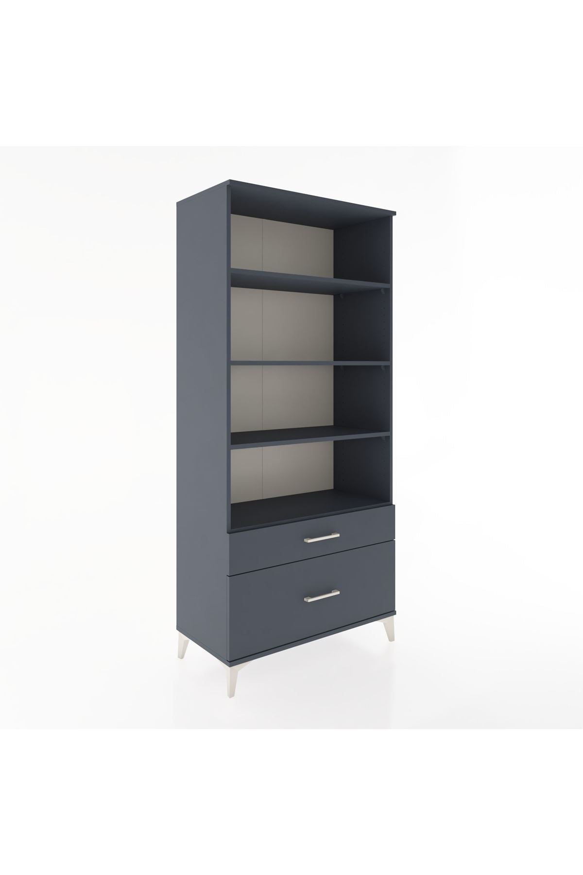 Hyperion Dolap 4 Raflı 2 Çekmeceli 88x44x195 - S60M050V5B