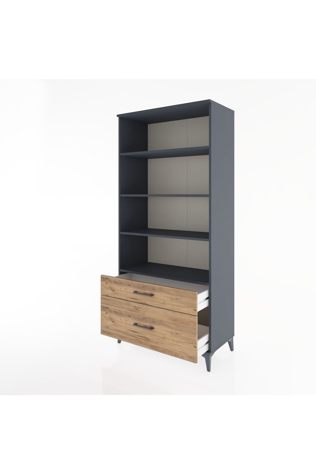 Hyperion Dolap 4 Raflı 2 Çekmeceli 88x44x195 - S60M050V6B