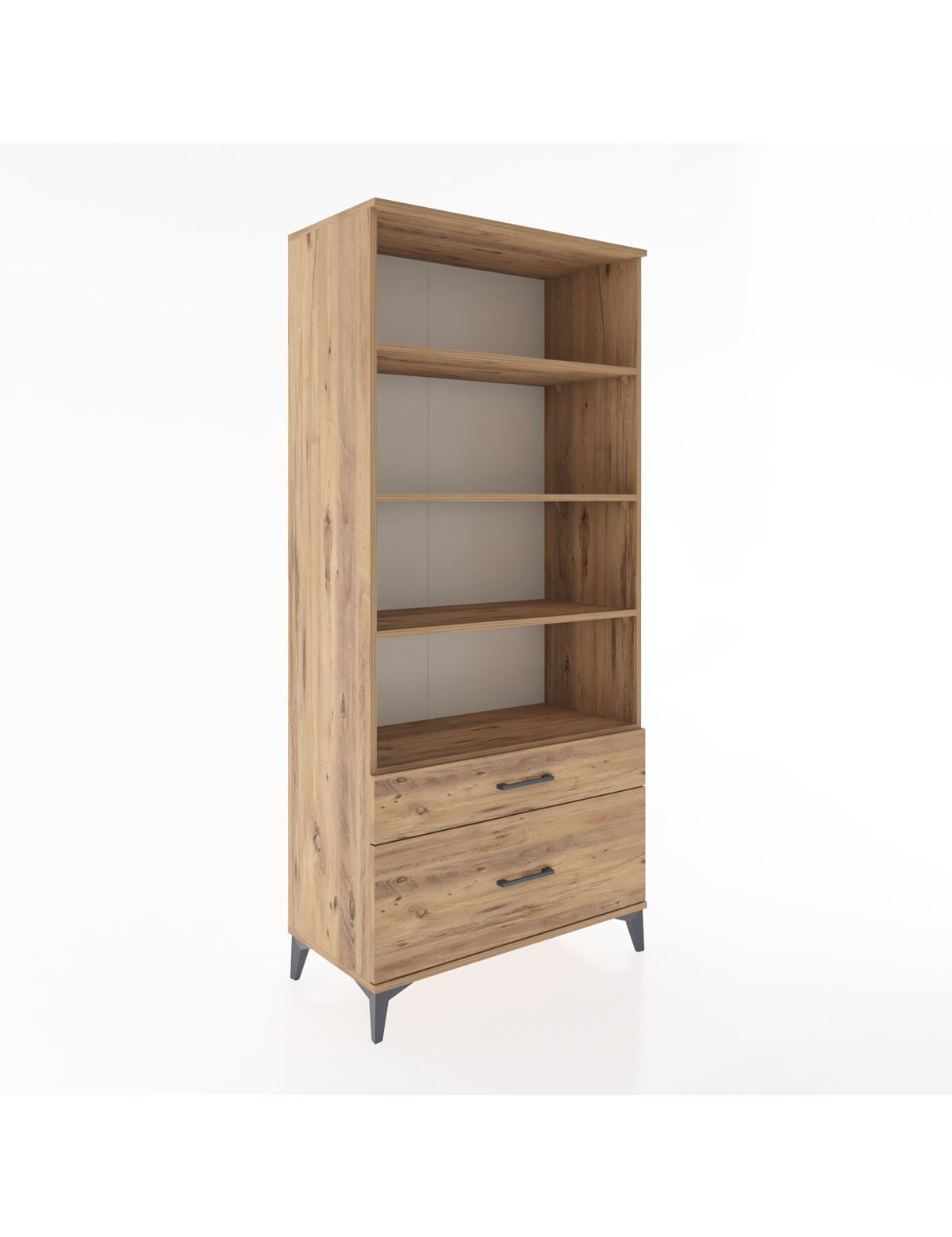 Hyperion Dolap 4 Raflı 2 Çekmeceli 88x44x195 - S60M050V9B