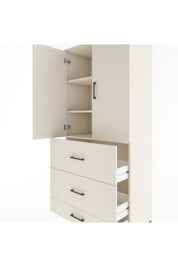Hyperion Dolap 3 Raflı 3 Çekmeceli 2 Kapaklı 88x44x195 - S60M051V1B
