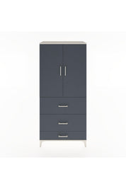 Hyperion Dolap 3 Raflı 3 Çekmeceli 2 Kapaklı 88x44x195 - S60M051V2B