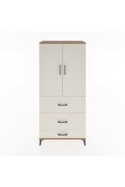 Hyperion Dolap 3 Raflı 3 Çekmeceli 2 Kapaklı 88x44x195 - S60M051V7B