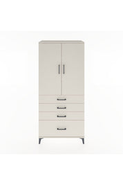 Hyperion Dolap 3 Raflı 4 Çekmeceli 2 Kapaklı 88x44x195 - S60M054V1B