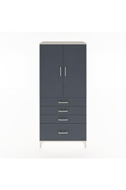 Hyperion Dolap 3 Raflı 4 Çekmeceli 2 Kapaklı 88x44x195 - S60M054V2B