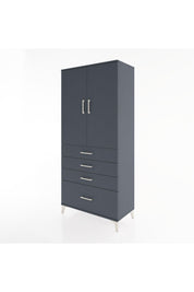Hyperion Dolap 3 Raflı 4 Çekmeceli 2 Kapaklı 88x44x195 - S60M054V5B
