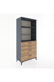 Hyperion Dolap 3 Raflı 4 Çekmeceli 88x44x195 - S60M055V6B