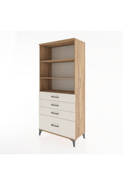 Hyperion Dolap 3 Raflı 4 Çekmeceli 88x44x195 - S60M055V7B