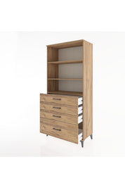 Hyperion Dolap 3 Raflı 4 Çekmeceli 88x44x195 - S60M055V9B
