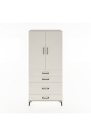 Hyperion Dolap 3 Raflı 4 Çekmeceli 2 Kapaklı 88x44x195 - S60M057V1B
