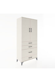 Hyperion Dolap 3 Raflı 4 Çekmeceli 2 Kapaklı 88x44x195 - S60M057V1B