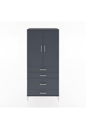 Hyperion Dolap 3 Raflı 4 Çekmeceli 2 Kapaklı 88x44x195 - S60M057V5B