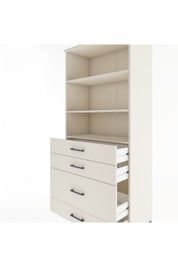 Hyperion Dolap 3 Raflı 4 Çekmeceli 88x44x195 - S60M058V1B
