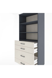 Hyperion Dolap 3 Raflı 4 Çekmeceli 88x44x195 - S60M058V4B