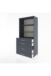 Hyperion Dolap 3 Raflı 4 Çekmeceli 88x44x195 - S60M058V5B