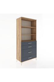 Hyperion Dolap 3 Raflı 4 Çekmeceli 88x44x195 - S60M058V8B