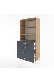Hyperion Dolap 3 Raflı 4 Çekmeceli 88x44x195 - S60M058V8B