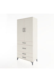 Hyperion Dolap 3 Raflı 4 Çekmeceli 2 Kapaklı 88x44x195 - S60M060V1B