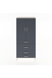 Hyperion Dolap 3 Raflı 4 Çekmeceli 2 Kapaklı 88x44x195 - S60M060V2B