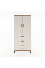 Hyperion Dolap 3 Raflı 4 Çekmeceli 2 Kapaklı 88x44x195 - S60M060V7B