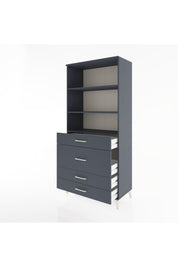 Hyperion Dolap 3 Raflı 4 Çekmeceli 88x44x195 - S60M061V5B