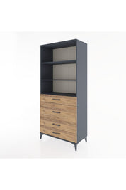 Hyperion Dolap 3 Raflı 4 Çekmeceli 88x44x195 - S60M061V6B