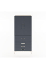 Hyperion Dolap 3 Raflı 4 Çekmeceli 2 Kapaklı 88x44x195 - S60M063V2B