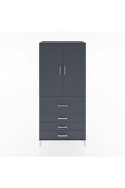 Hyperion Dolap 3 Raflı 4 Çekmeceli 2 Kapaklı 88x44x195 - S60M063V5B