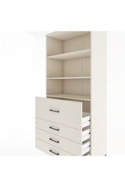 Hyperion Dolap 3 Raflı 4 Çekmeceli 88x44x195 - S60M064V1B