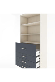 Hyperion Dolap 3 Raflı 4 Çekmeceli 88x44x195 - S60M064V2B