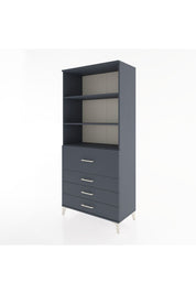 Hyperion Dolap 3 Raflı 4 Çekmeceli 88x44x195 - S60M064V5B