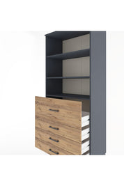 Hyperion Dolap 3 Raflı 4 Çekmeceli 88x44x195 - S60M064V6B