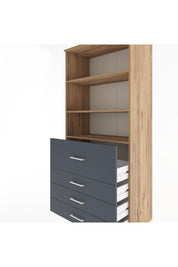Hyperion Dolap 3 Raflı 4 Çekmeceli 88x44x195 - S60M064V8B