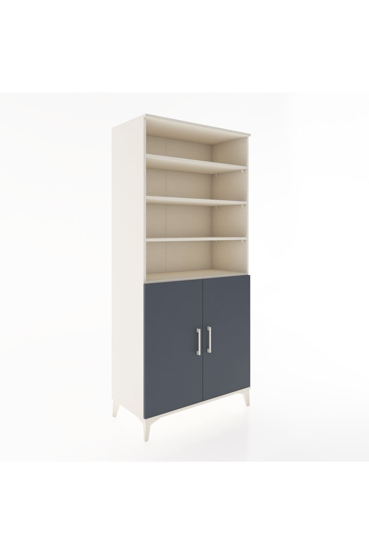 Hyperion Dolap 5 Raflı 2 Kapaklı 88x44x195 - S60M065V2B