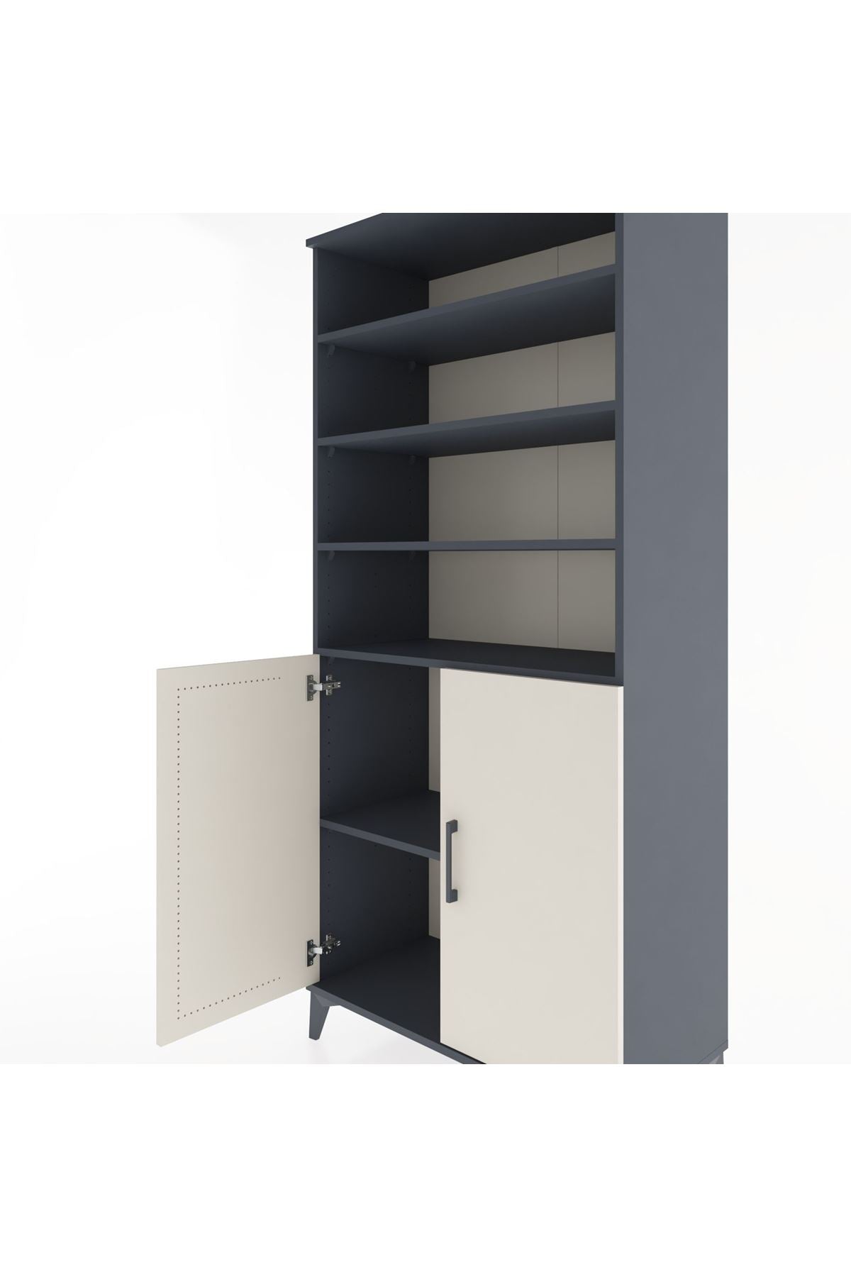 Hyperion Dolap 5 Raflı 2 Kapaklı 88x44x195 - S60M065V4B