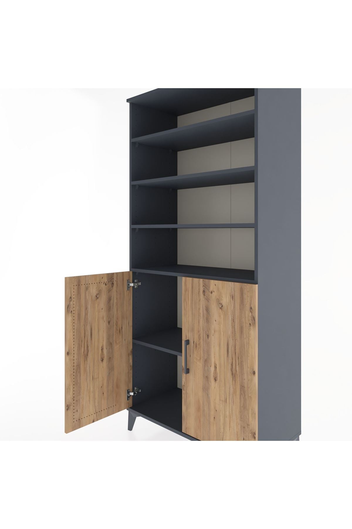 Hyperion Dolap 5 Raflı 2 Kapaklı 88x44x195 - S60M065V6B